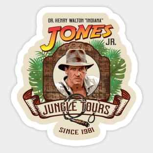 Dr. Jones Jungle Tours Sticker